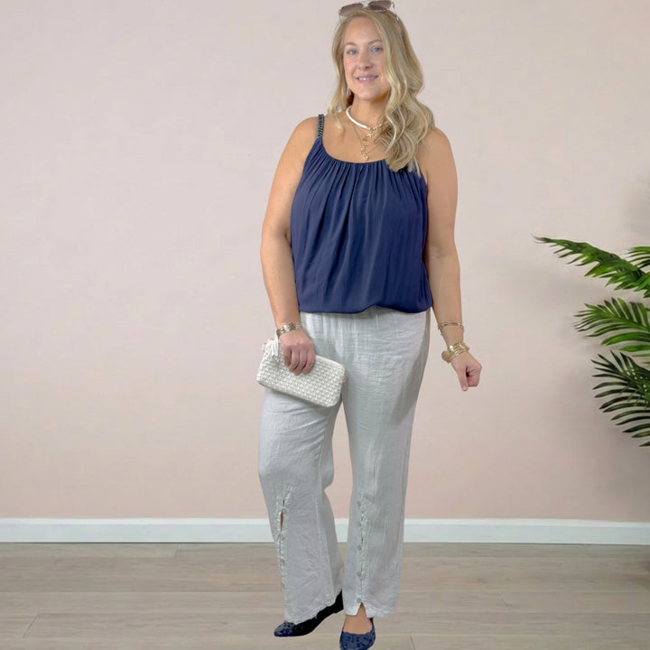 Viscose Rope Braided Tank - 22 Palms Boutique