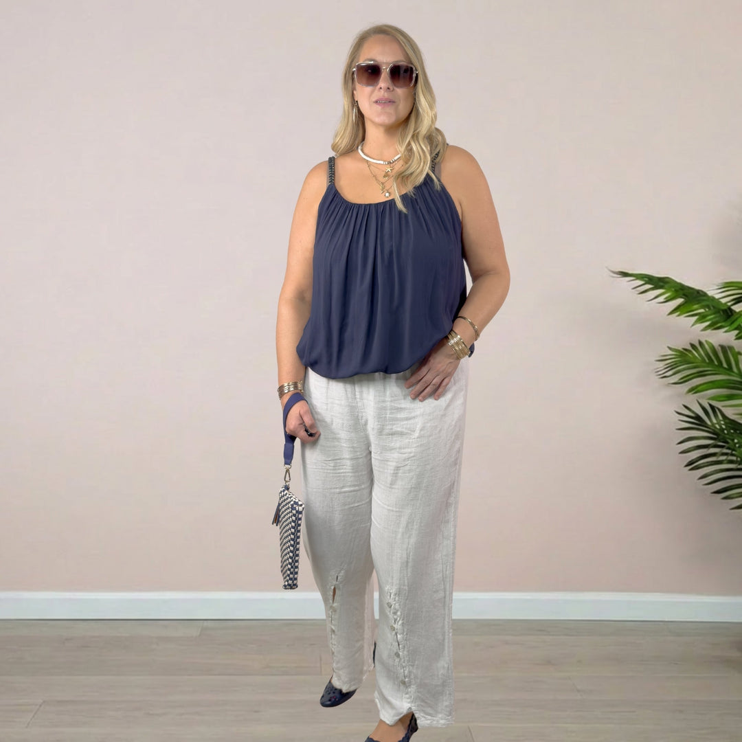 Viscose Rope Braided Tank - 22 Palms Boutique