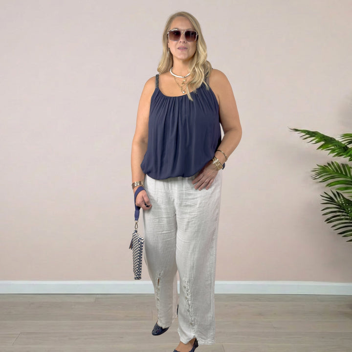 Viscose Rope Braided Tank - 22 Palms Boutique