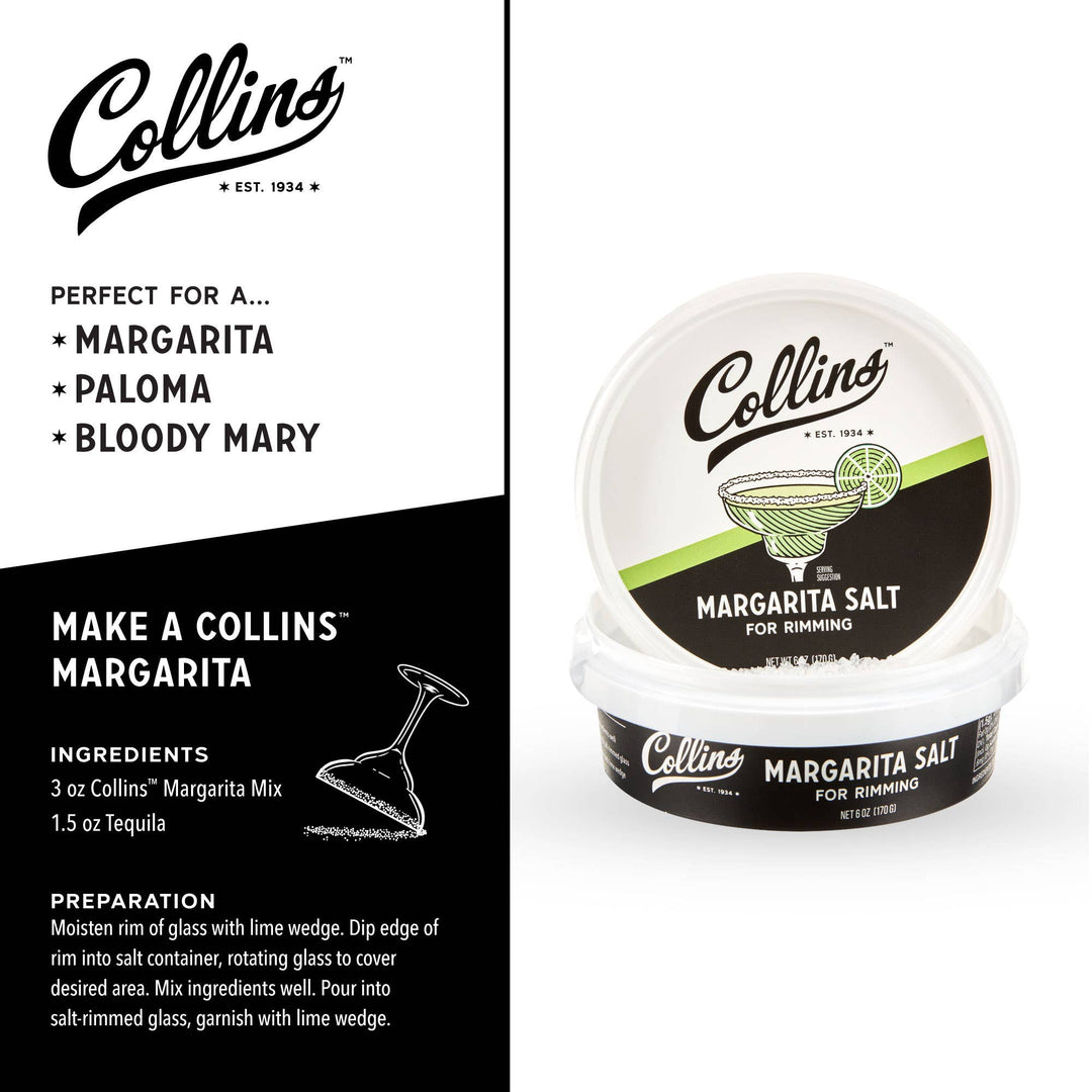 White Glass-Rimming Margarita Sea Salt - 6 oz - 22 Palms Boutique
