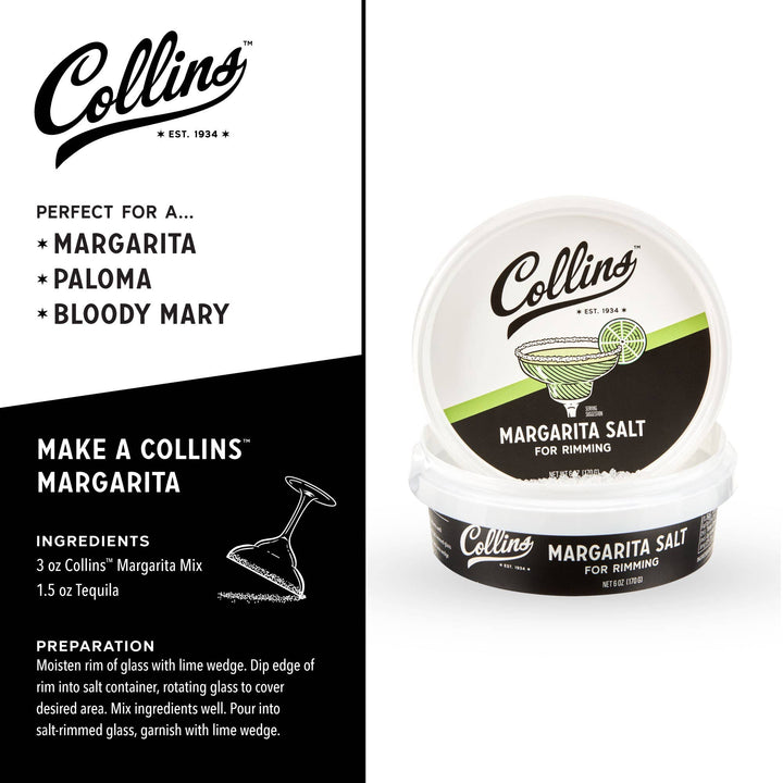 White Glass-Rimming Margarita Sea Salt - 6 oz - 22 Palms Boutique