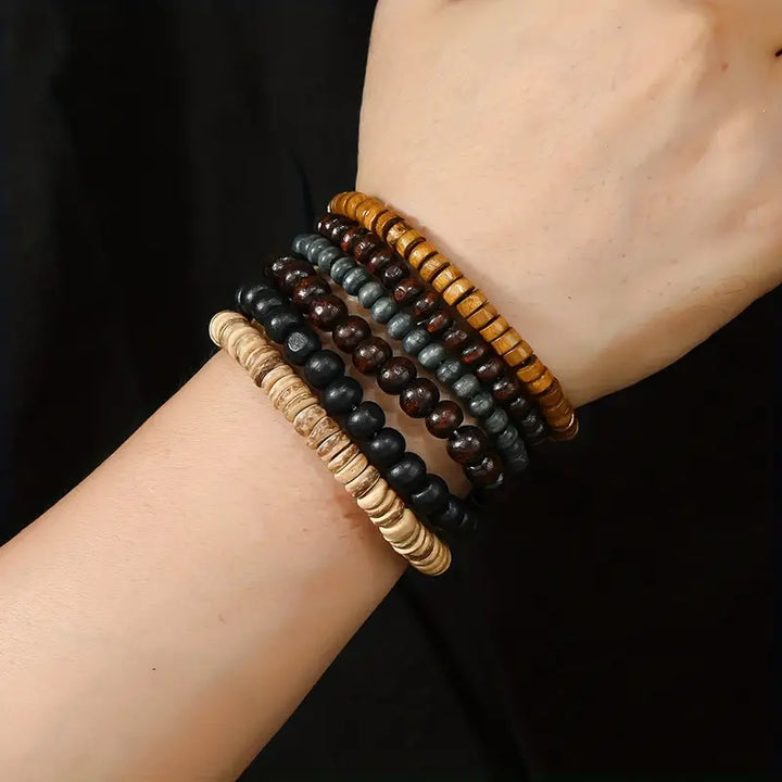 Wooden Bead Bracelets