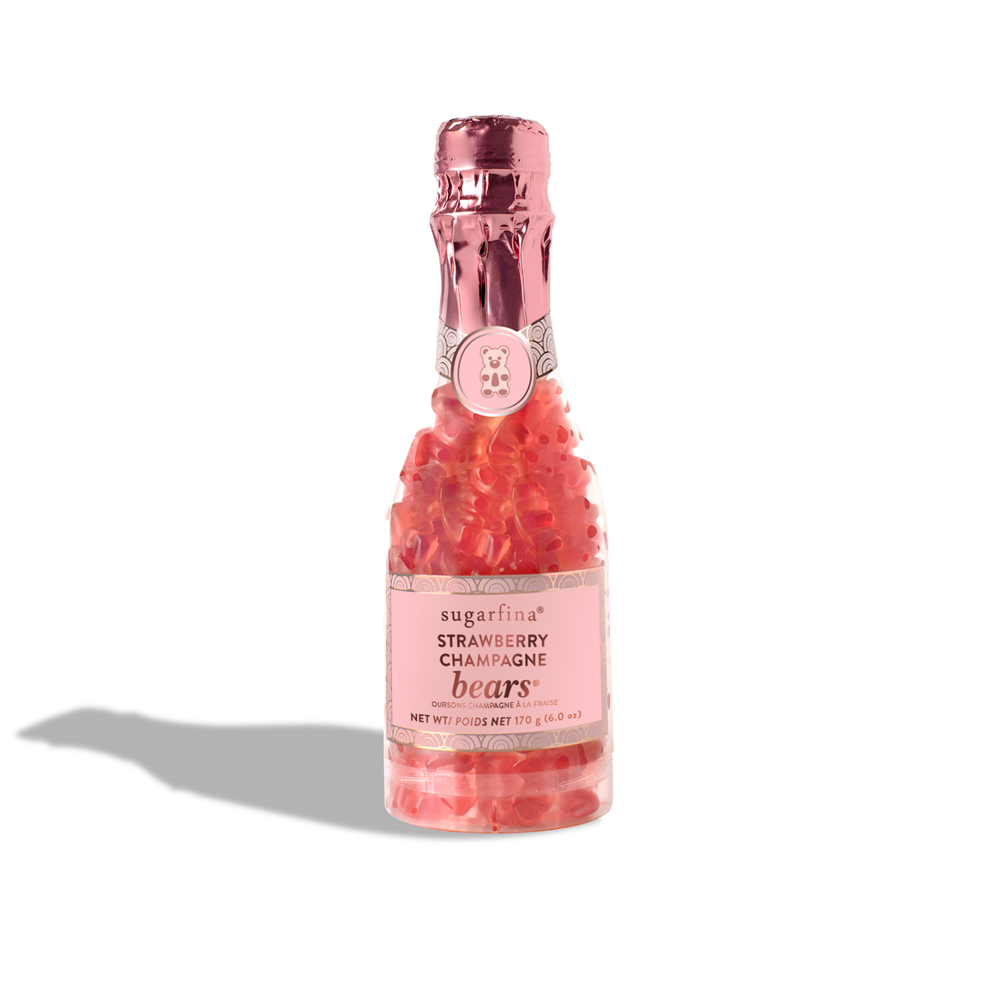 Strawberry Champagne Bears Celebration Bottle - 22 Palms Boutique