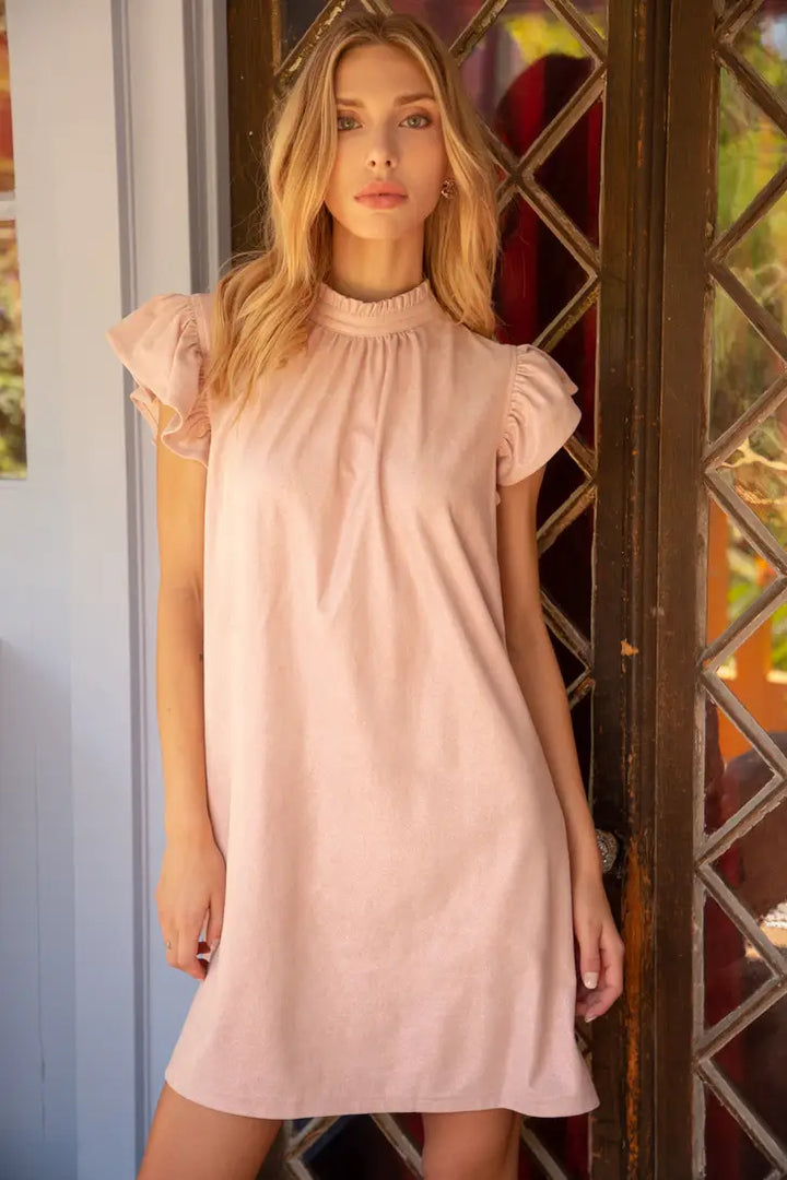 Arlei Ruffle Shift Dress