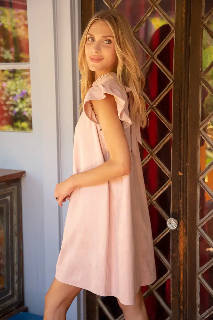 Arlei Ruffle Shift Dress