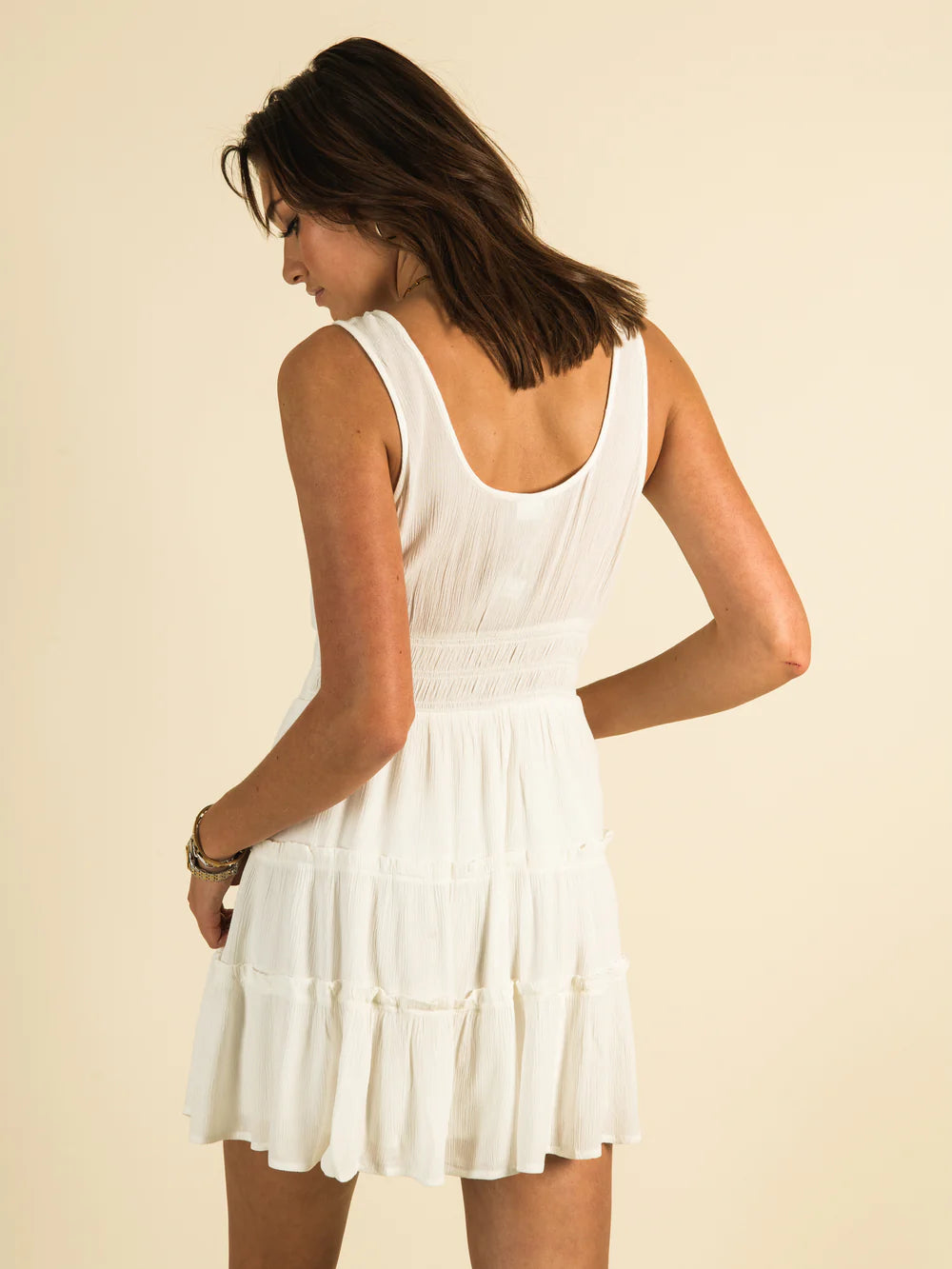 Olinda Dress in White - 22 Palms Boutique