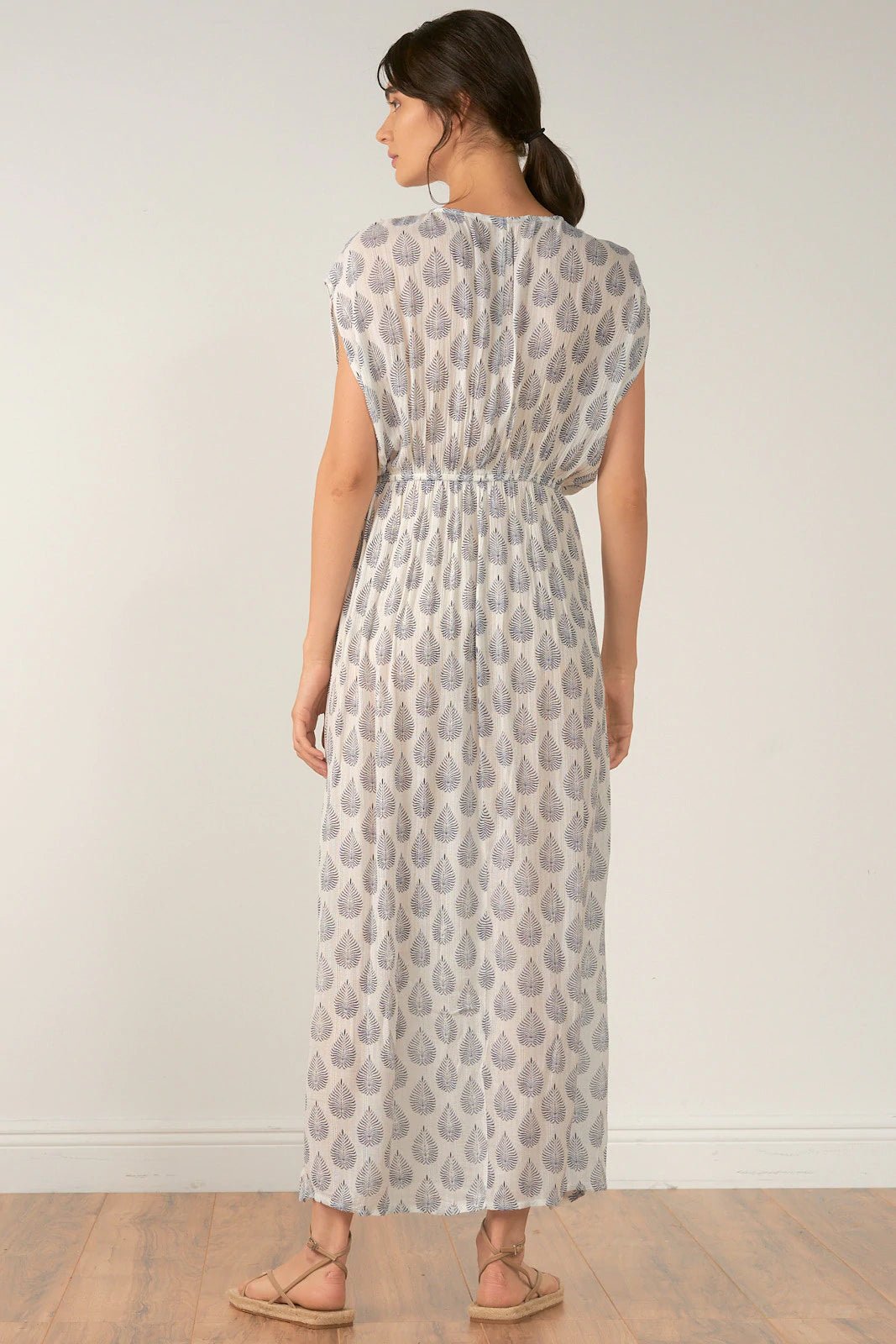 Deep V Maxi Dress - 22 Palms Boutique