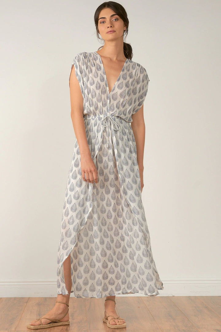 Deep V Maxi Dress - 22 Palms Boutique