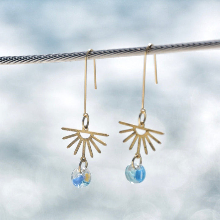 Eleuthera Ocean Plastic Earrings - 22 Palms Boutique