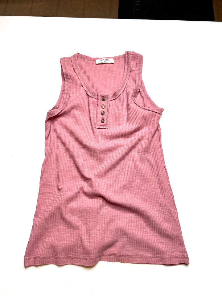 Ribbed Layering Tank - 22 Palms Boutique