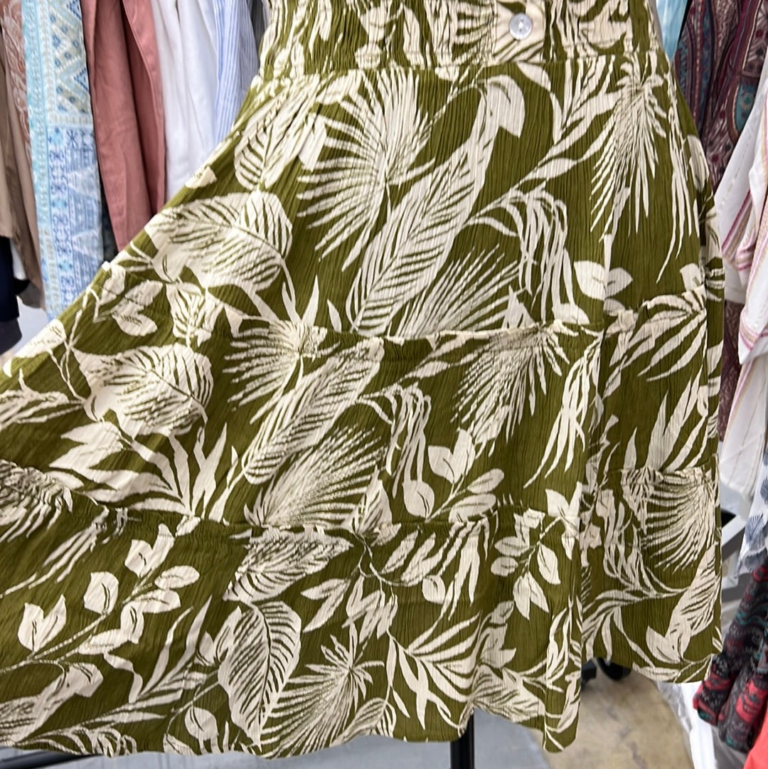 Olinda Palm Print Dress