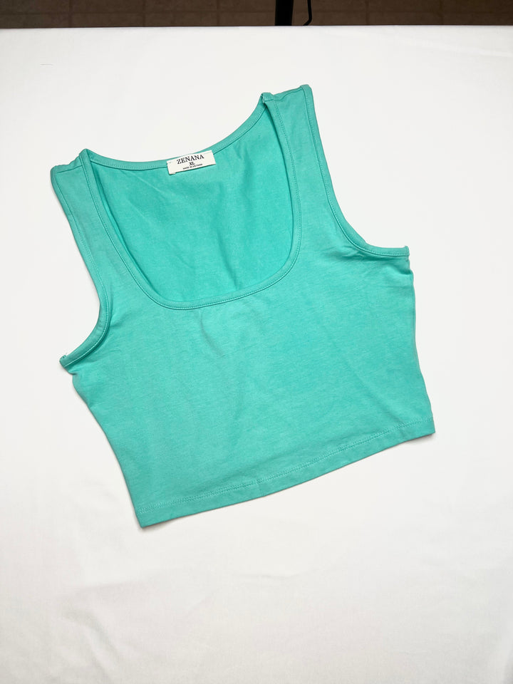 Tank Crop Top - 22 Palms Boutique