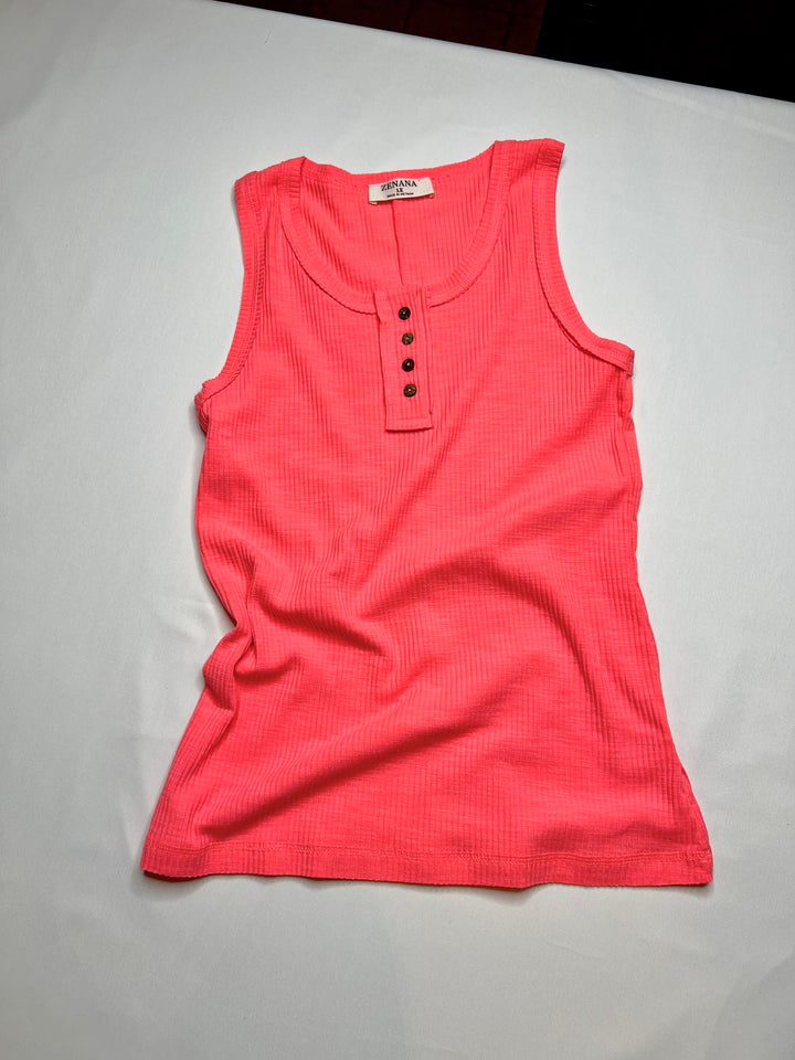 Ribbed Layering Tank - 22 Palms Boutique