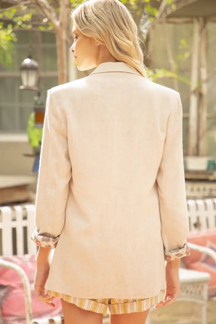 Iris Animal Print Blazer - 22 Palms Boutique