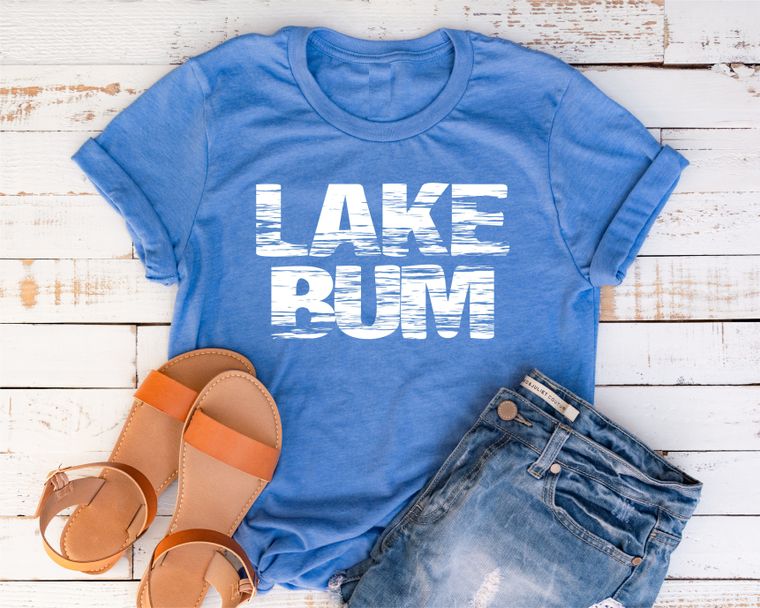 LAKE BUM GRAPHIC TEE - 22 Palms Boutique