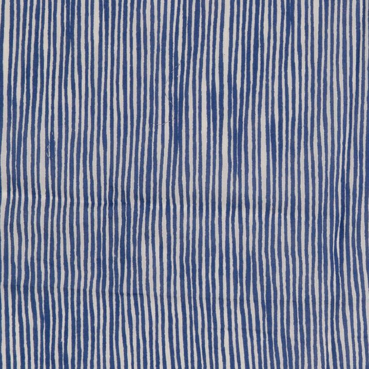 SURI NAVY blu Cotton Beach Shirt - 22 Palms Boutique
