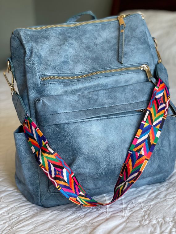 Chloe Convertible Backpack - Brilliant Blue