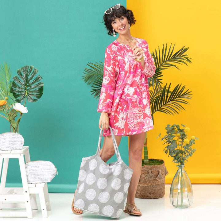RUBY blu Cotton Pintuck Beach Cover Up - 22 Palms Boutique
