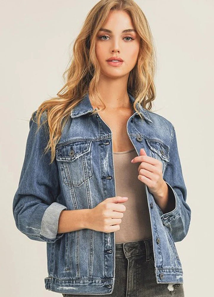 Risen Denim Vintage 90’s Jacket - 22 Palms Boutique