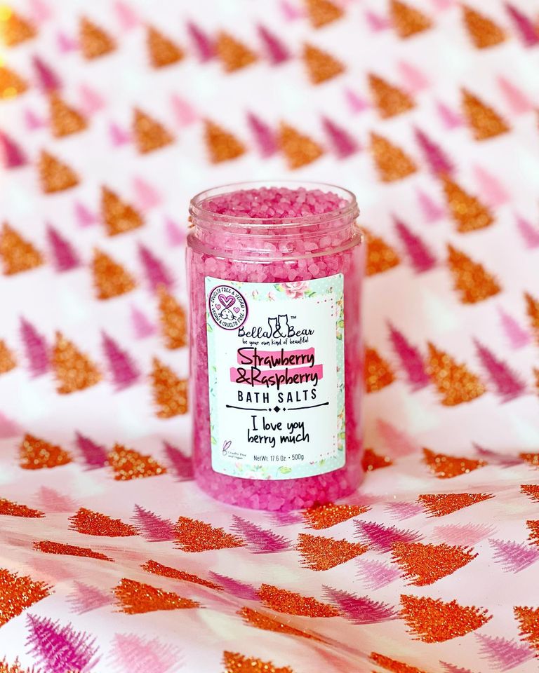 Strawberry &amp; Raspberry Bath Salts - 22 Palms Boutique