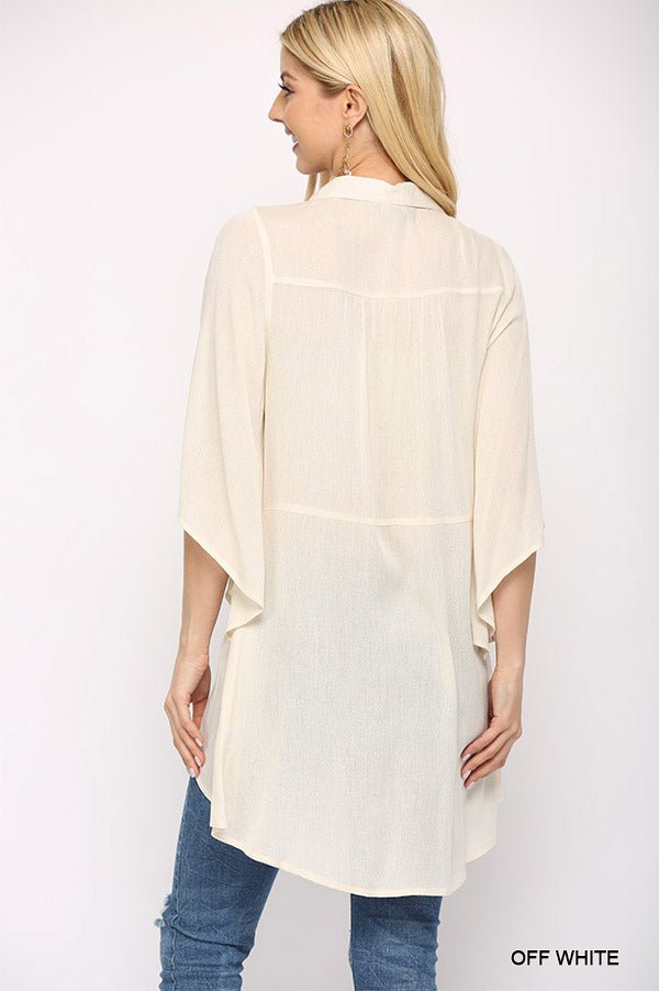 Tie Front Cardigan - 22 Palms Boutique