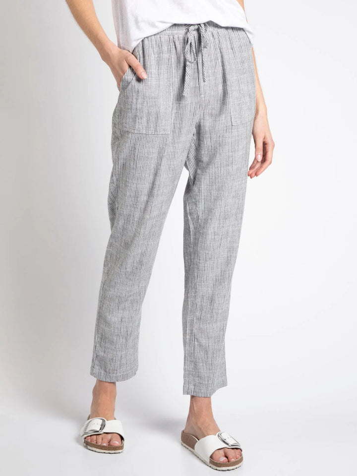 Ziggy stripped linen blend pants - 22 Palms Boutique